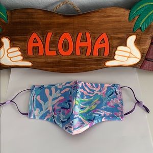 Lilly Pulitzer face mask